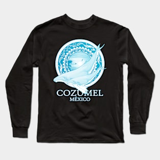 Humpback Whales Cozumel Mexico Long Sleeve T-Shirt